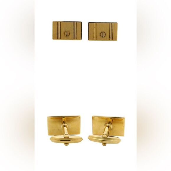 ✨ Dunhill Gold Tie Pin & 2 cuff links ✨ Vintage ✨ - Picture 6 of 7